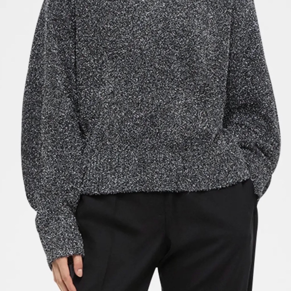 Helmut Lang Charcoal Crew Neck Sweater